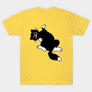 playful black cat T-Shirt